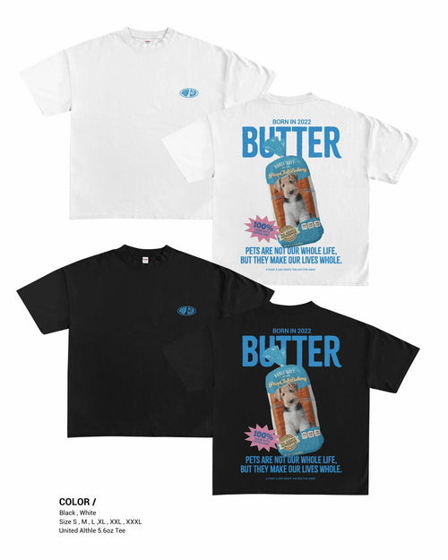 PACKAGED PETS COLLECTION 寵物包裝系列落肩踢恤 - 𝗣𝗢𝗢𝗣 𝗖𝗟𝗨𝗕®