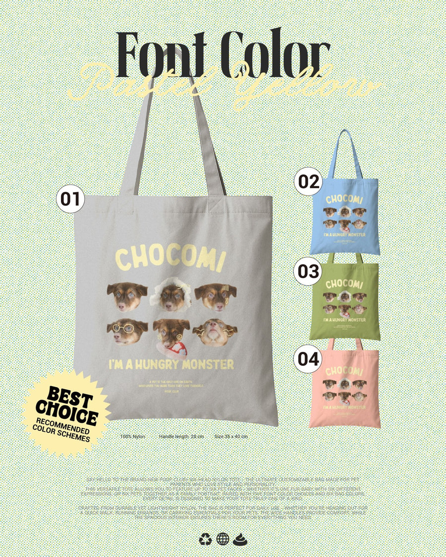 SIX FACE NYLON BAG 六頭尼龍袋